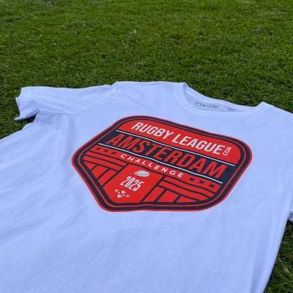 2025 AMSTERDAM CHALLENGE EVENT TEE - WHITE