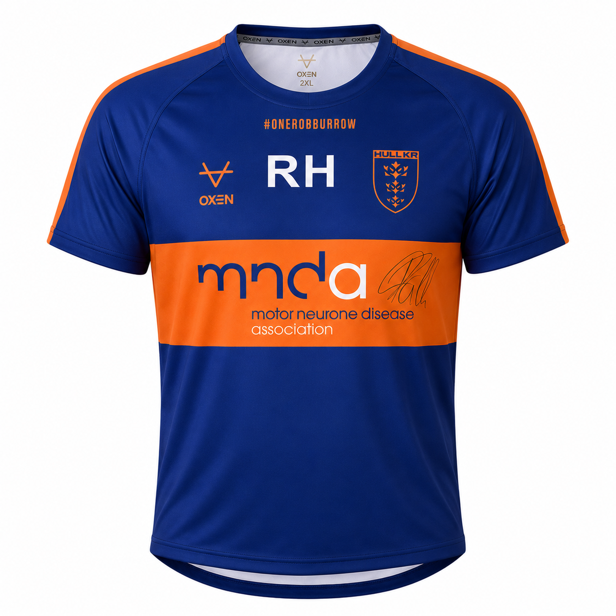 RYAN HALL SIGNED PLAYER WORN MND WARM-UP SHIRT AUCTION