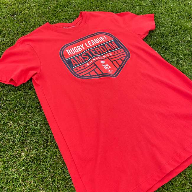 2025 AMSTERDAM CHALLENGE EVENT TEE - RED