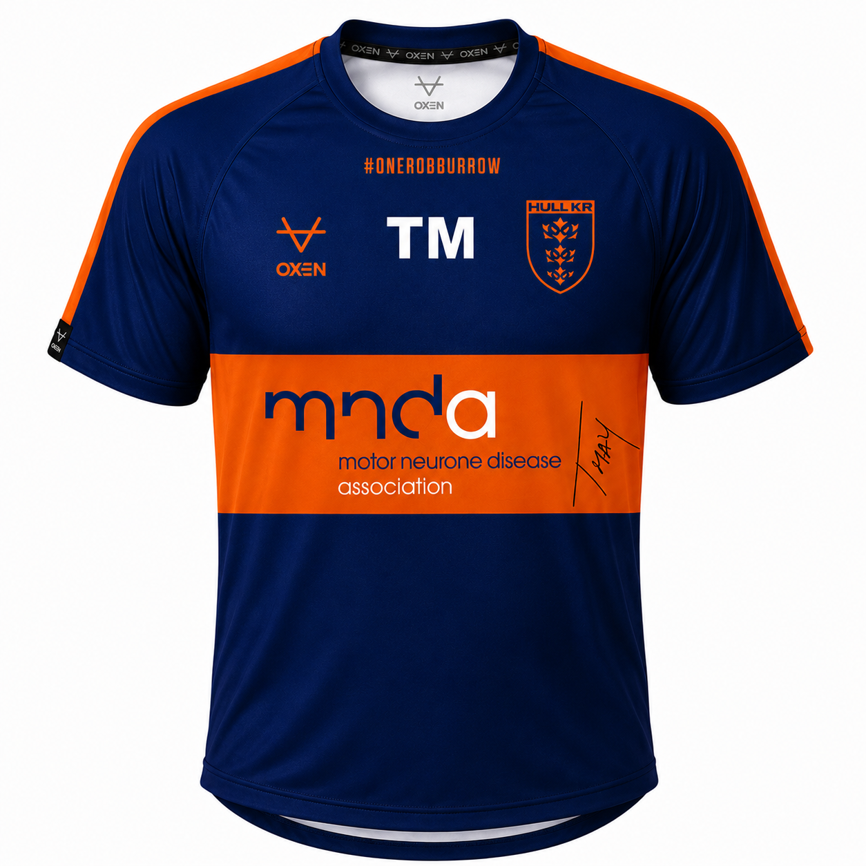 TYRONE MAY SIGNED PLAYER WORN 2024 WARM-UP SHIRT AUCTION