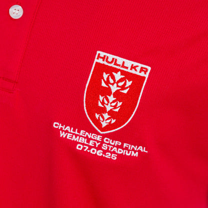 Wembley Red Polo Crest