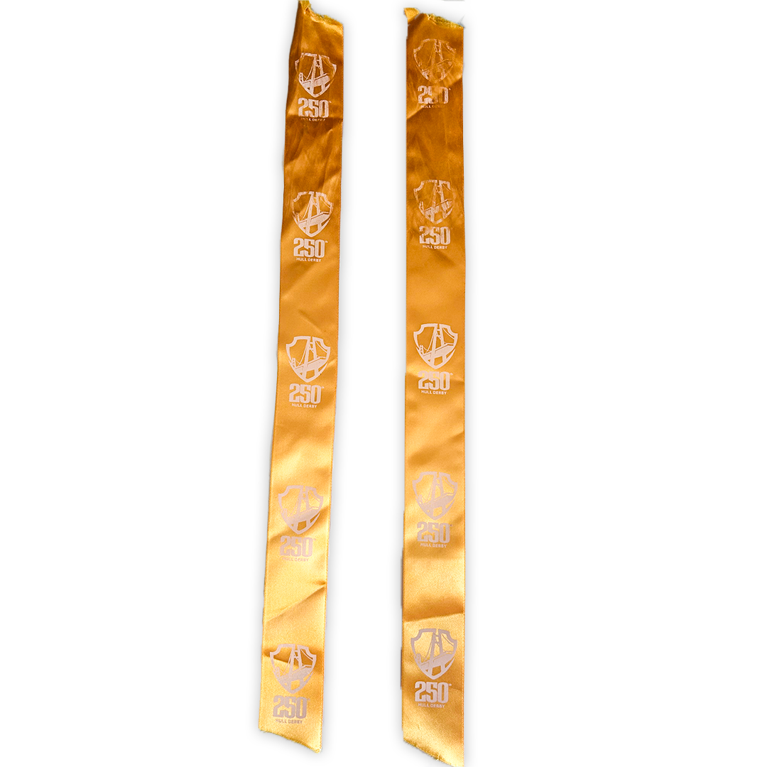 250th HULL DERBY TROPHY RIBBONS - AUCTION