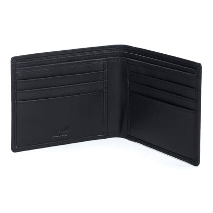 BOXED BLACK LEATHER WALLET