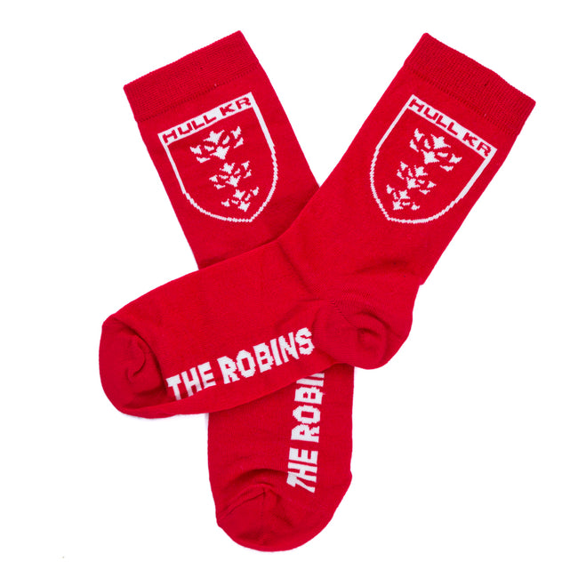JUNIOR RED CREST SOCKS