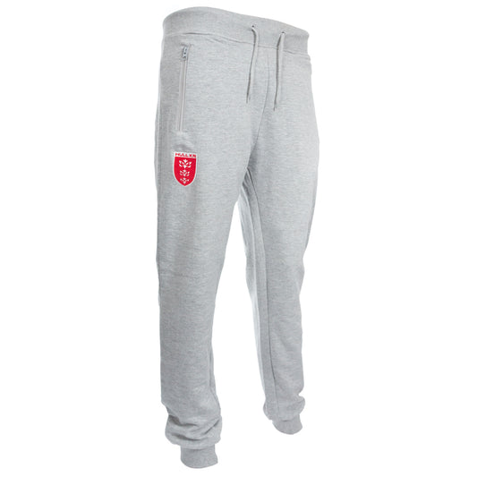 GREY CREST JOG PANTS